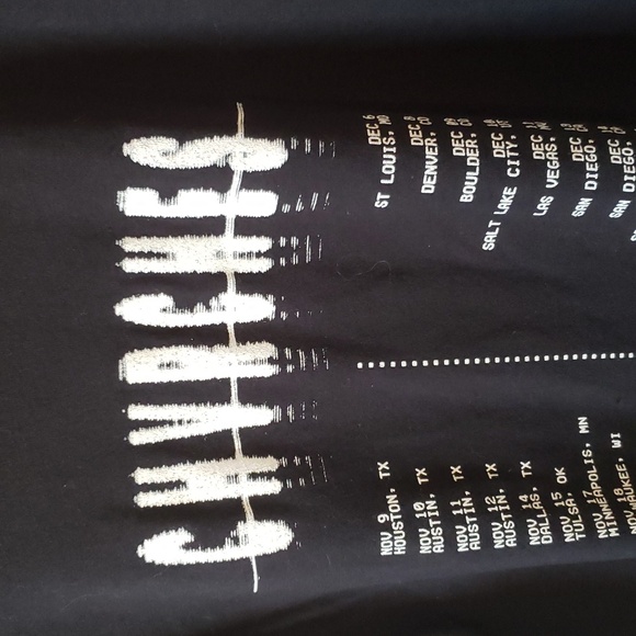 CHVRCHES tour tshirt, large - Picture 5 of 6